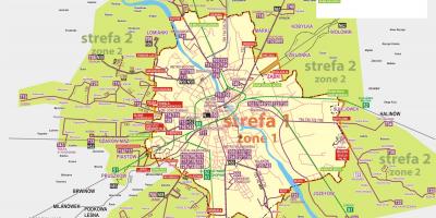 Kart av Warszawa buss 